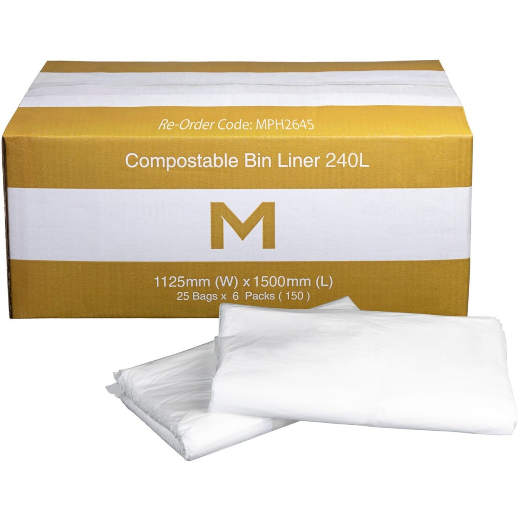 FP Compostable Bin Liner 240L