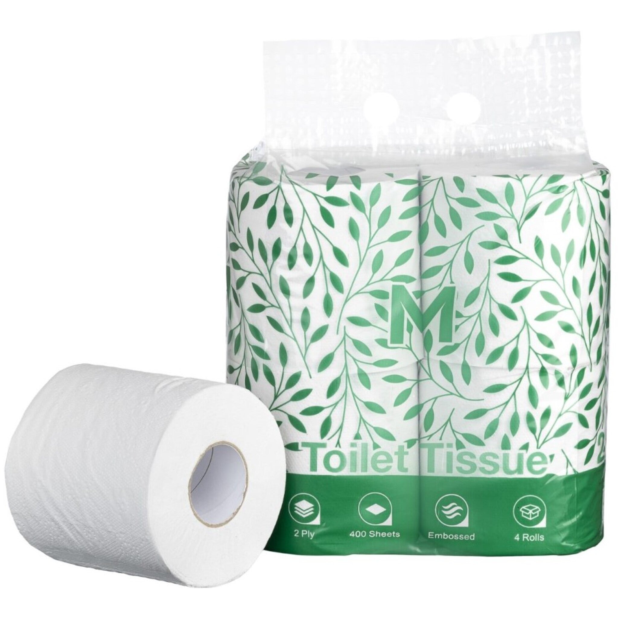 Recycled Unwrapped Toilet Tissue Boxed