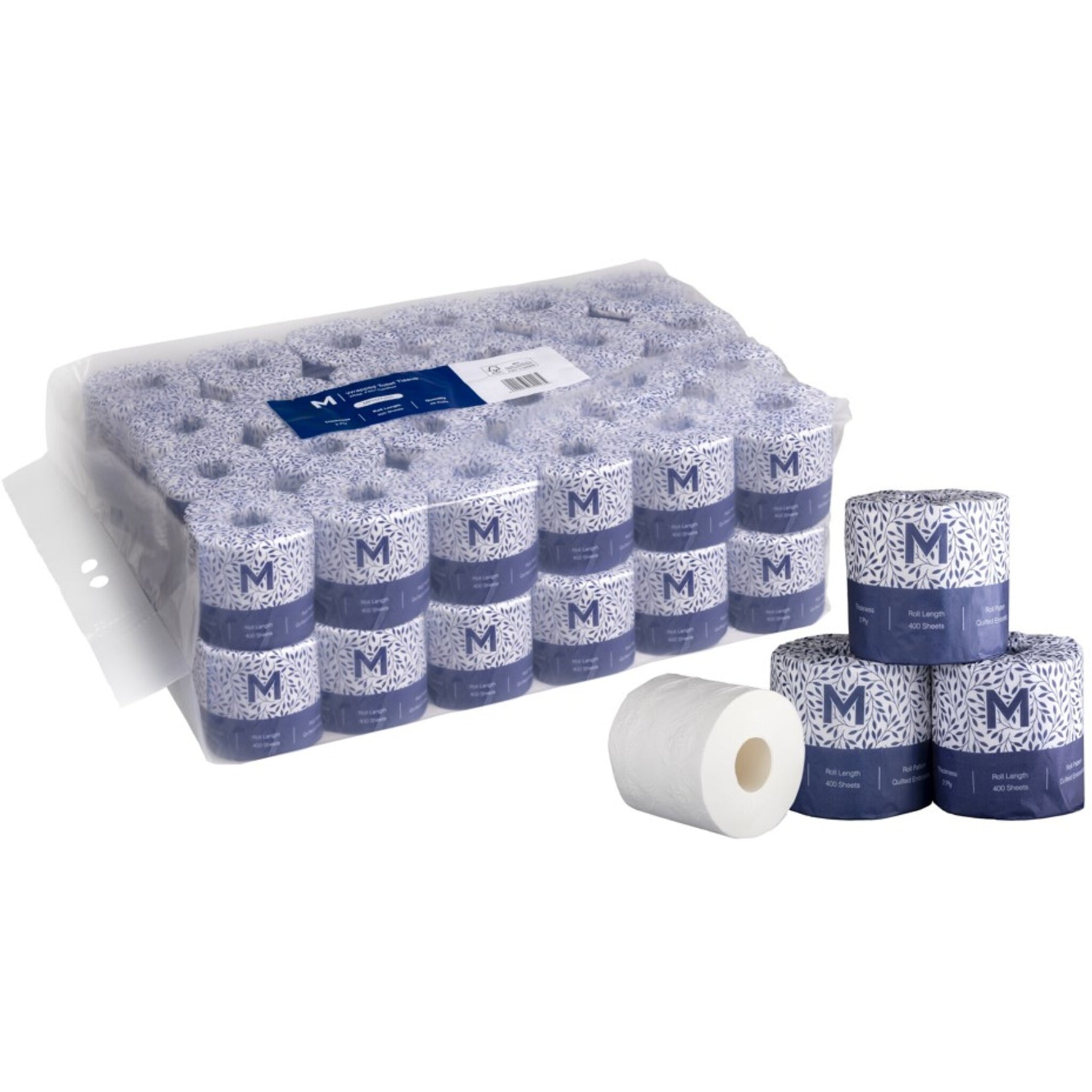 Wrapped Toilet Tissue Bale