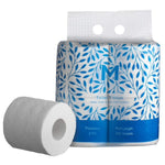 Unwrapped Toilet Tissue Boxed