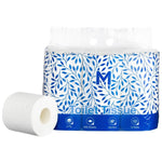 Unwrapped Toilet Tissue Boxed