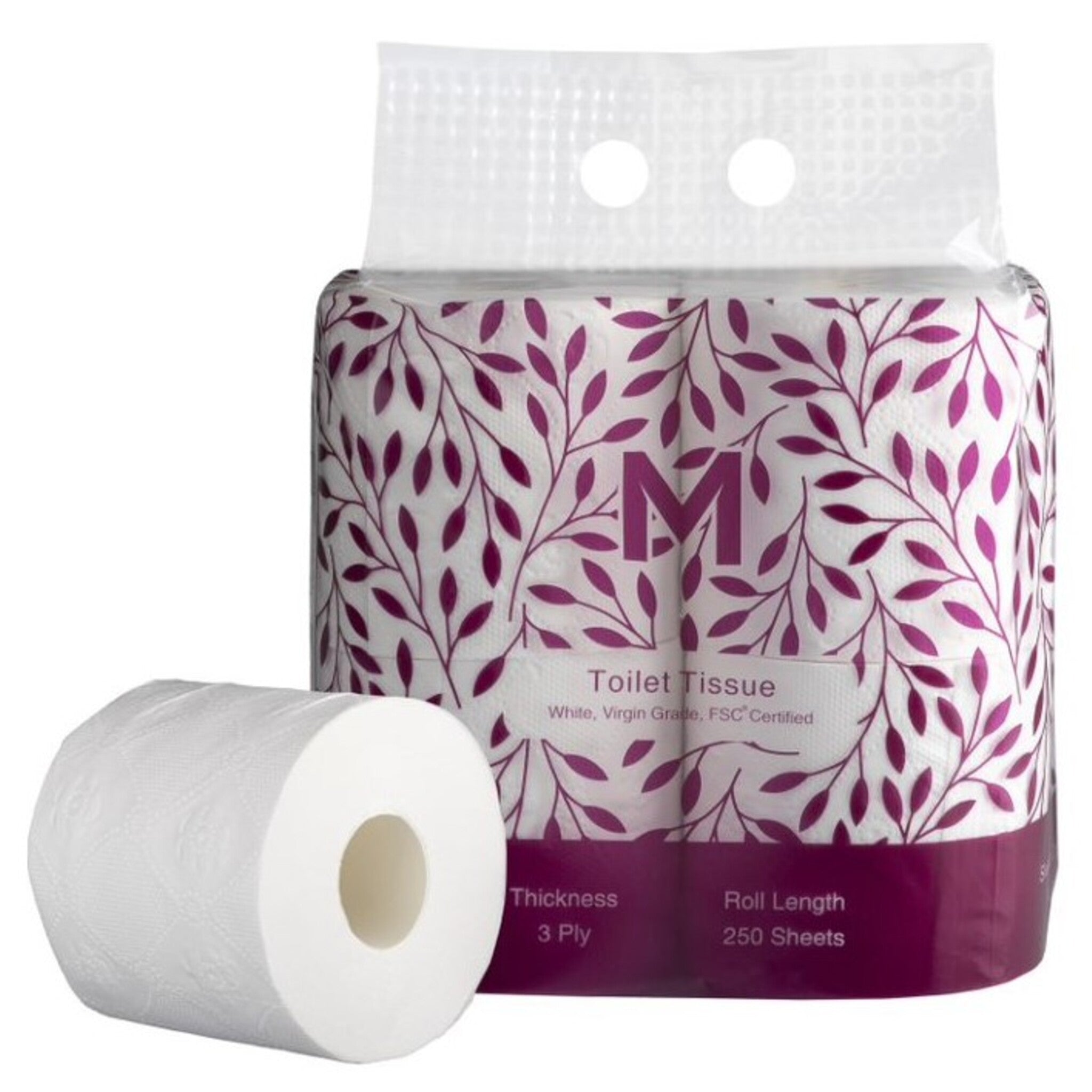 Luxury Unwrapped Toilet Tissue Boxed