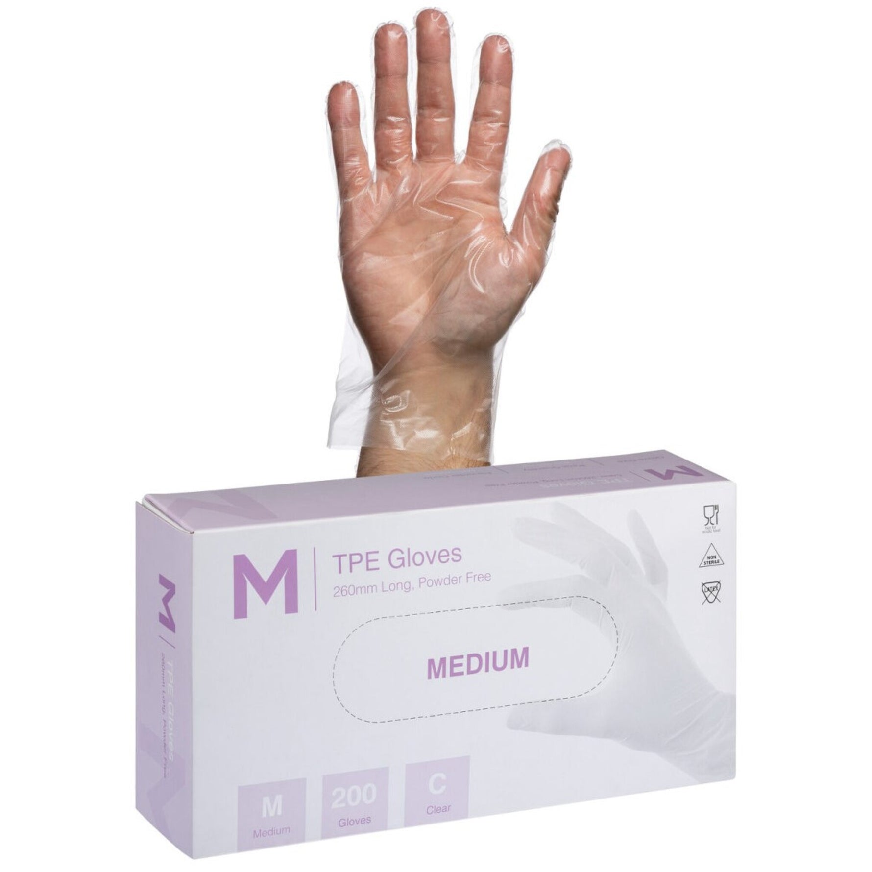 TPE Embossed Gloves Powder Free