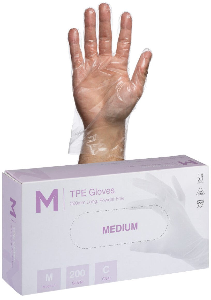 TPE Embossed Gloves Powder Free - Matthews