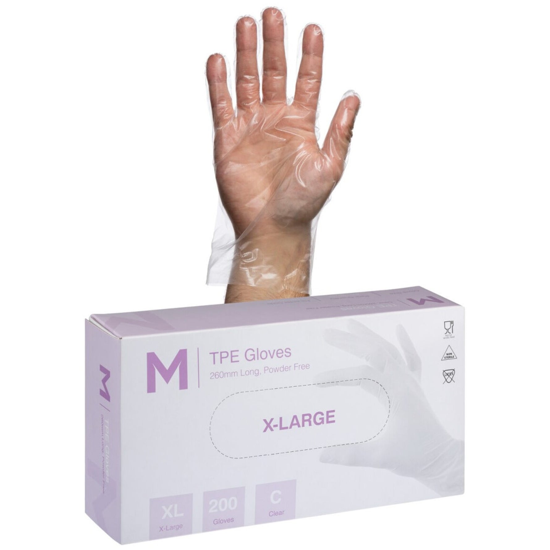 TPE Embossed Gloves Powder Free