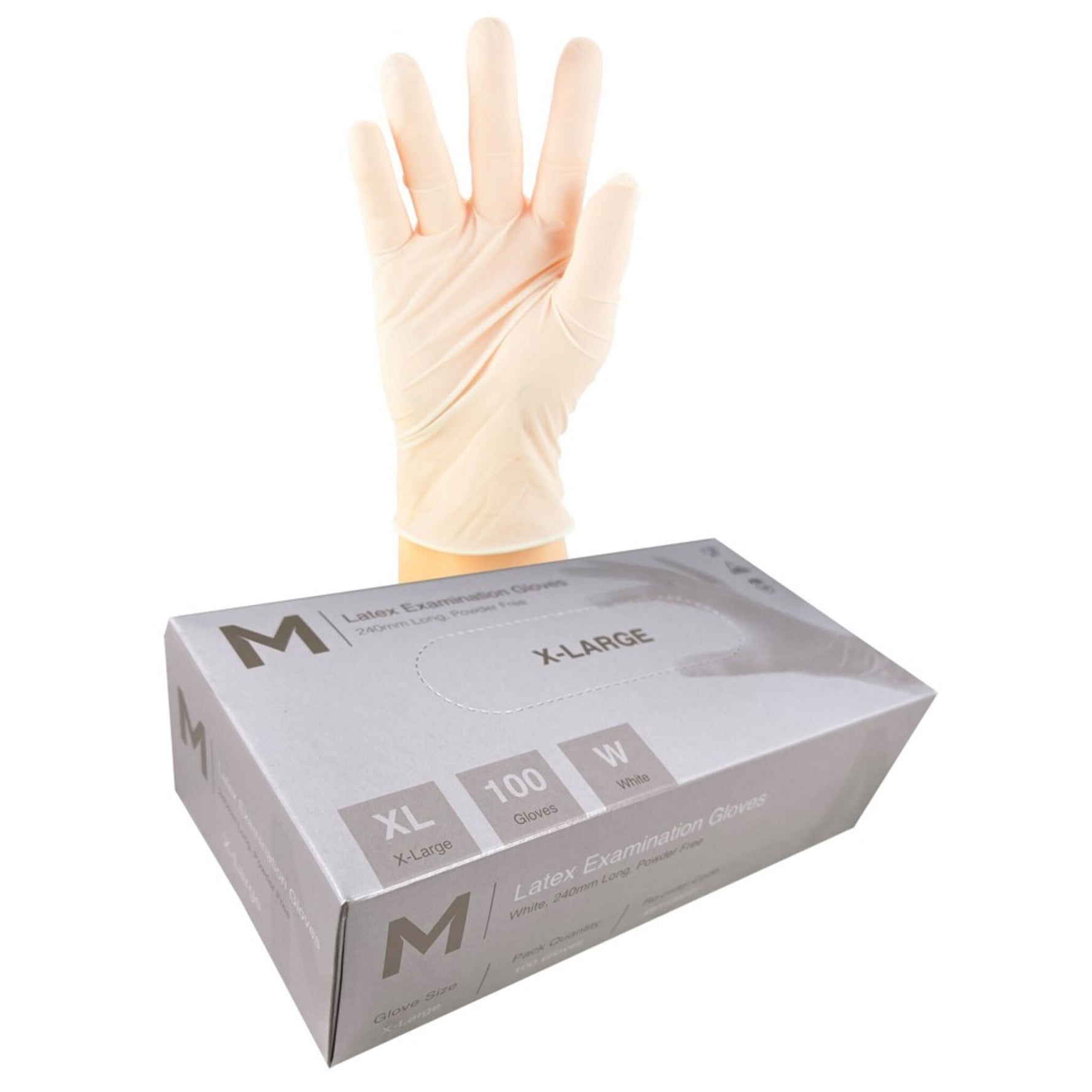 Latex Examination Gloves Powder Free