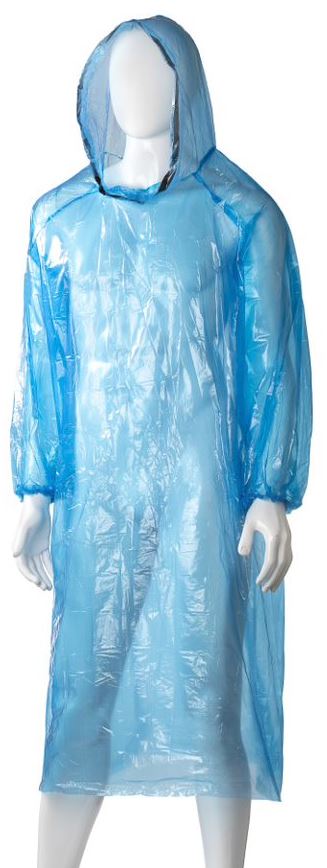 Polyethylene Hooded Ponchos - CornerBox