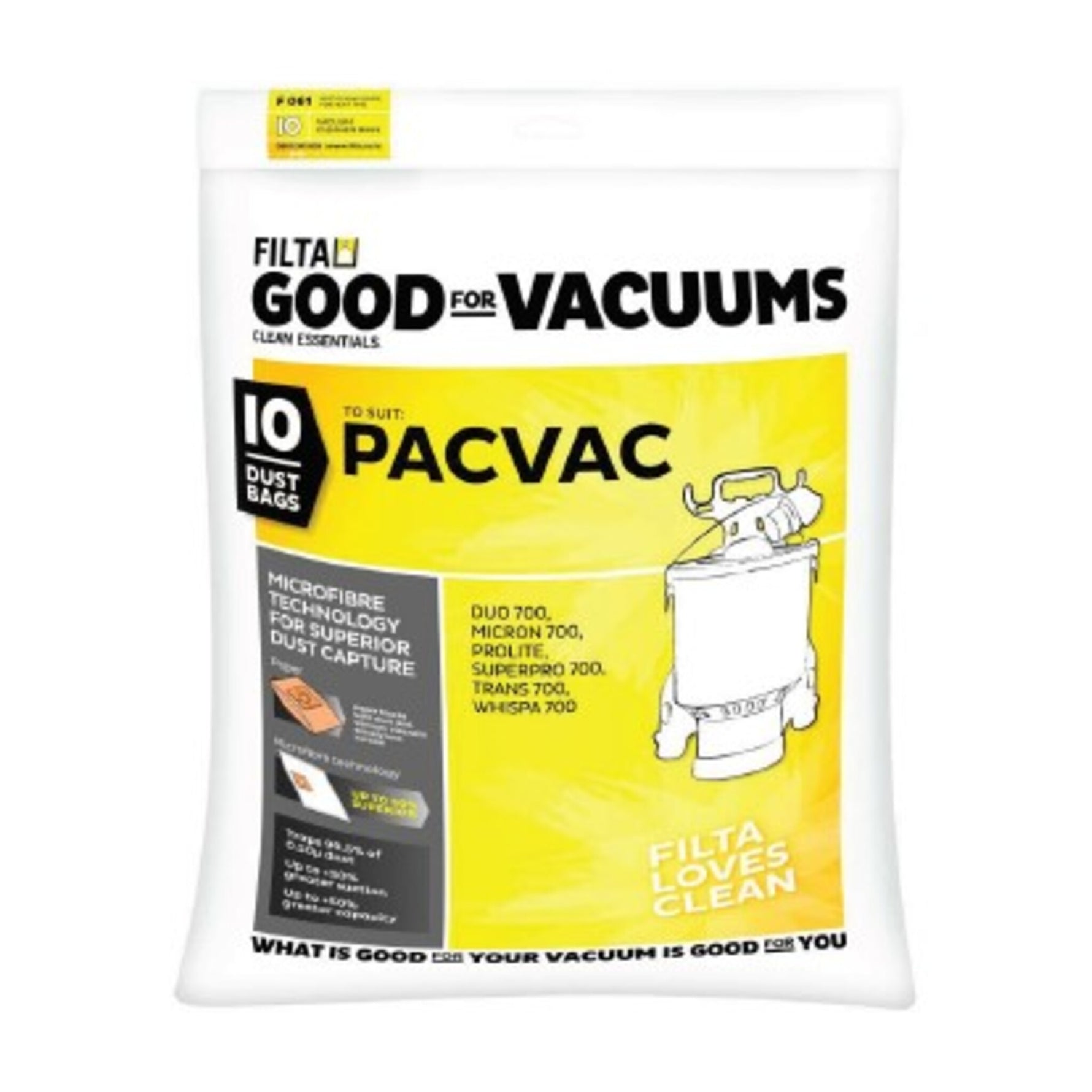 Pacvac SMS Vacuum Bag