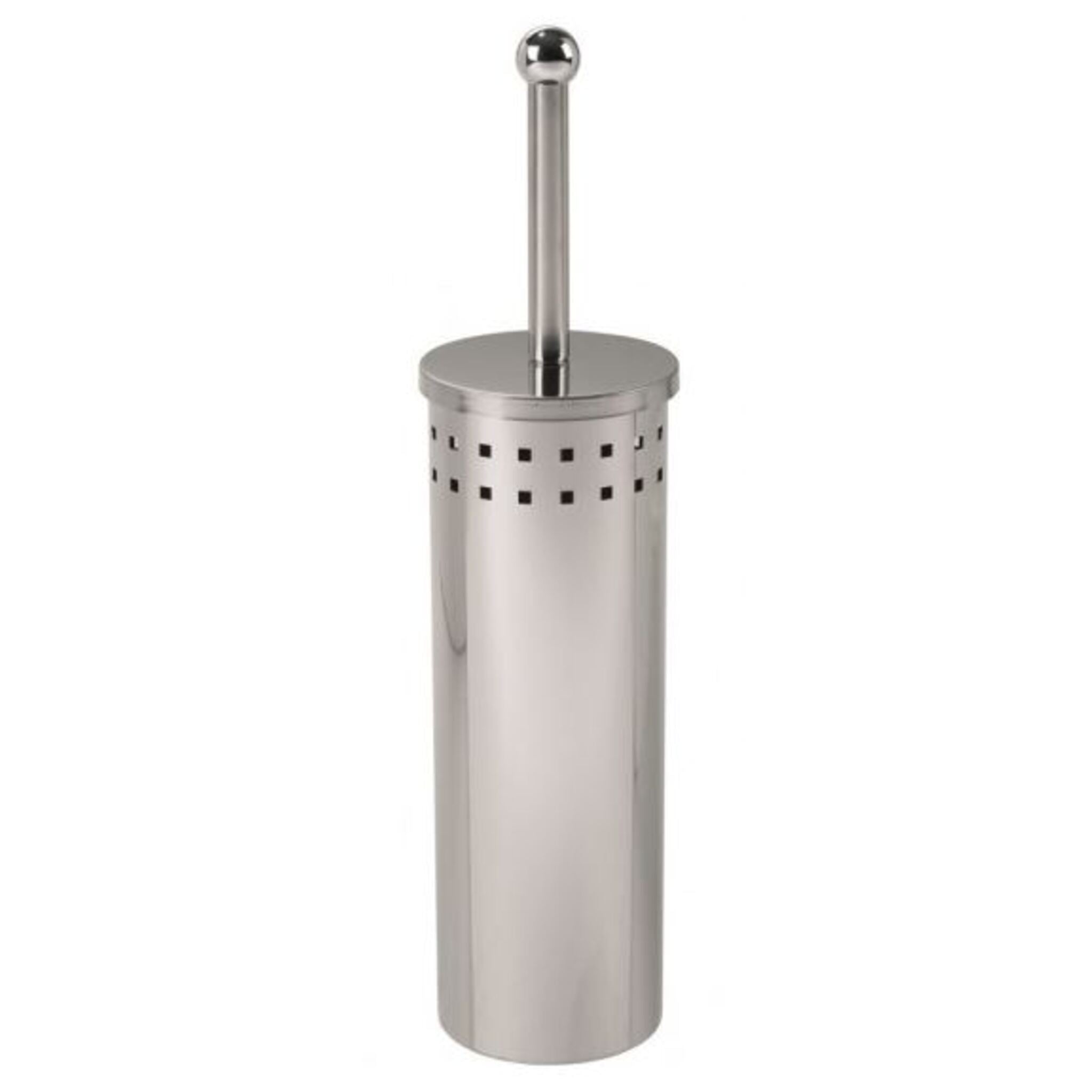 Enclosed Stainless Toilet Tidy Set