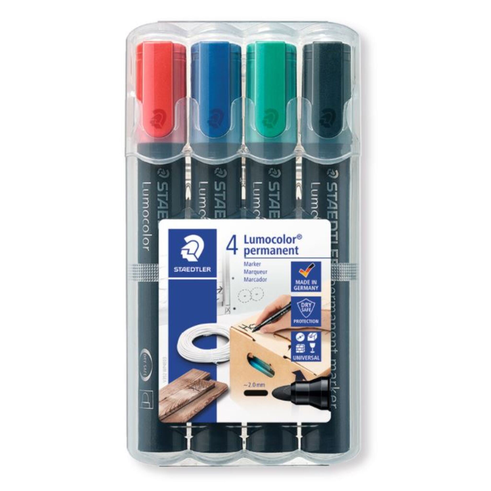Staedtler Permanent Marker Bullet Tip Assorted