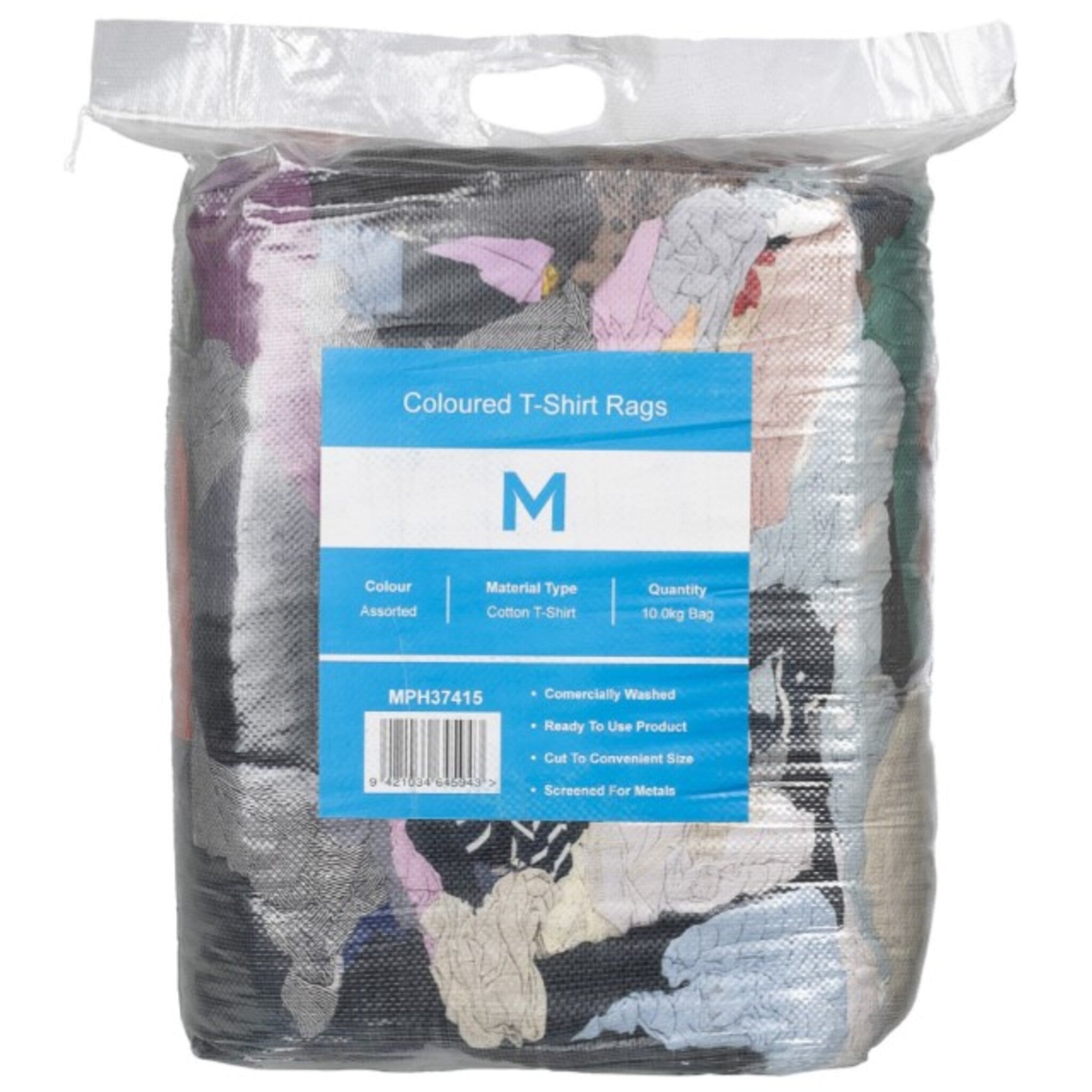 Coloured T-Shirt Rags - 10KG