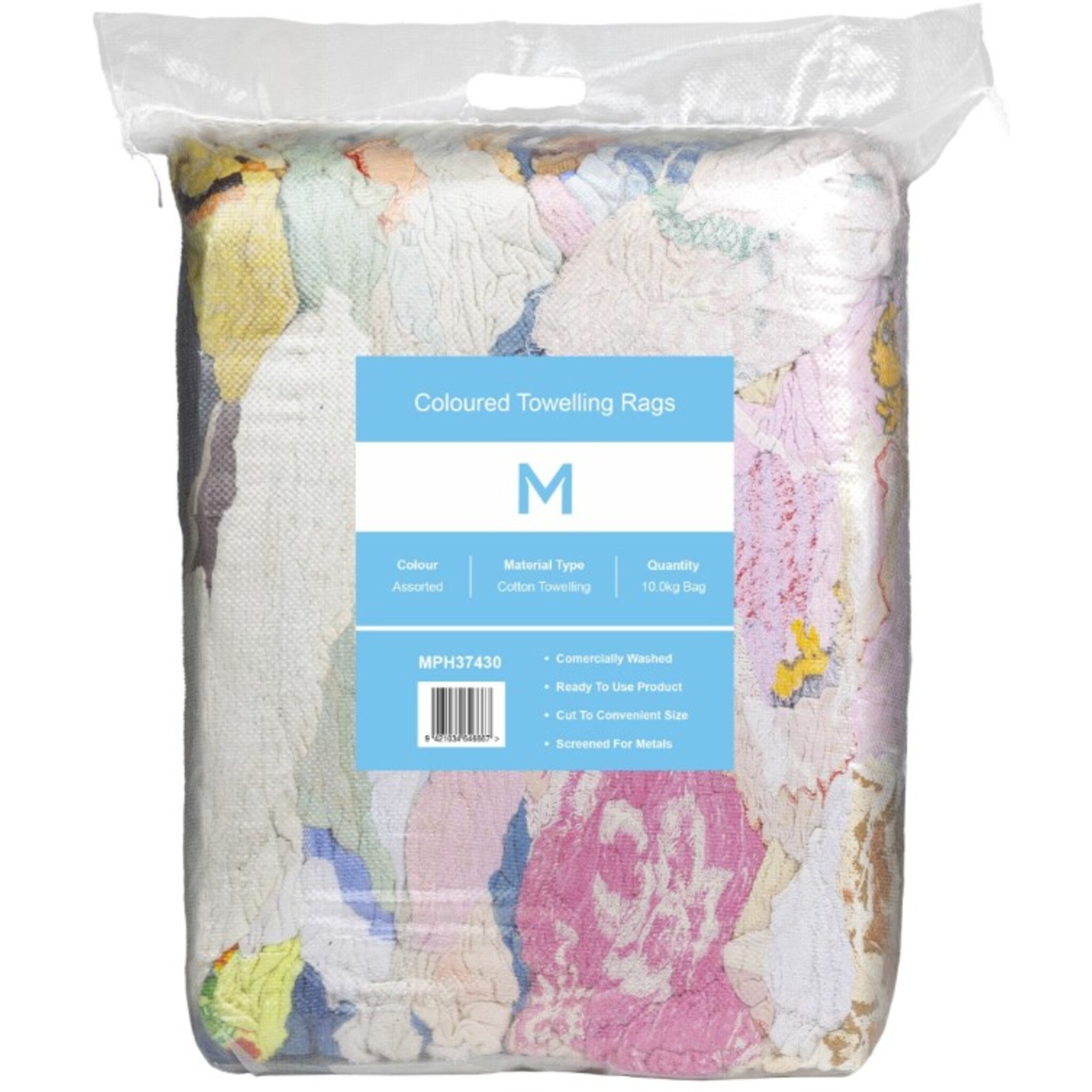 Coloured Towelling Rags - 10KG