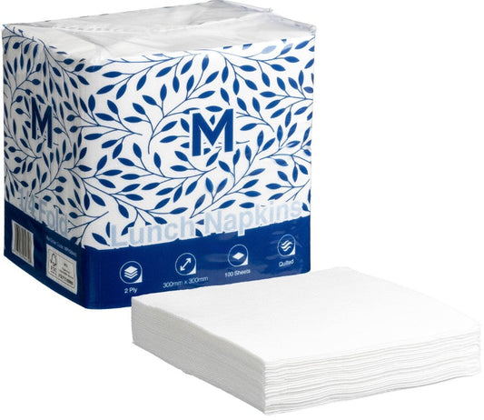 Quilted Lunch Napkins 1/4 Fold - Matthews