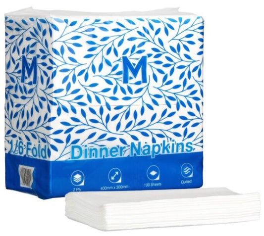 Quilted Dinner Napkins 1/6 Fold - Matthews