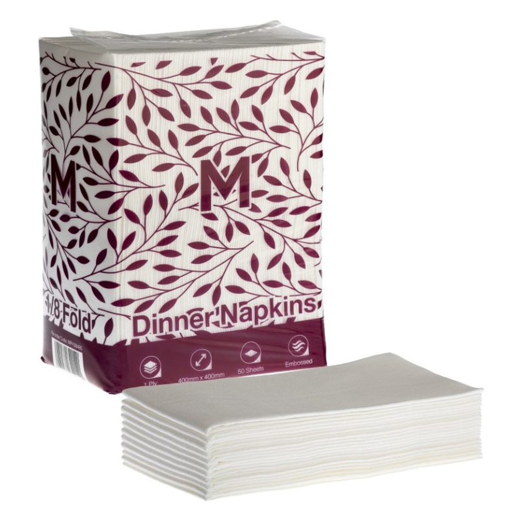 Airlaid Dinner Napkins 1/8 Fold