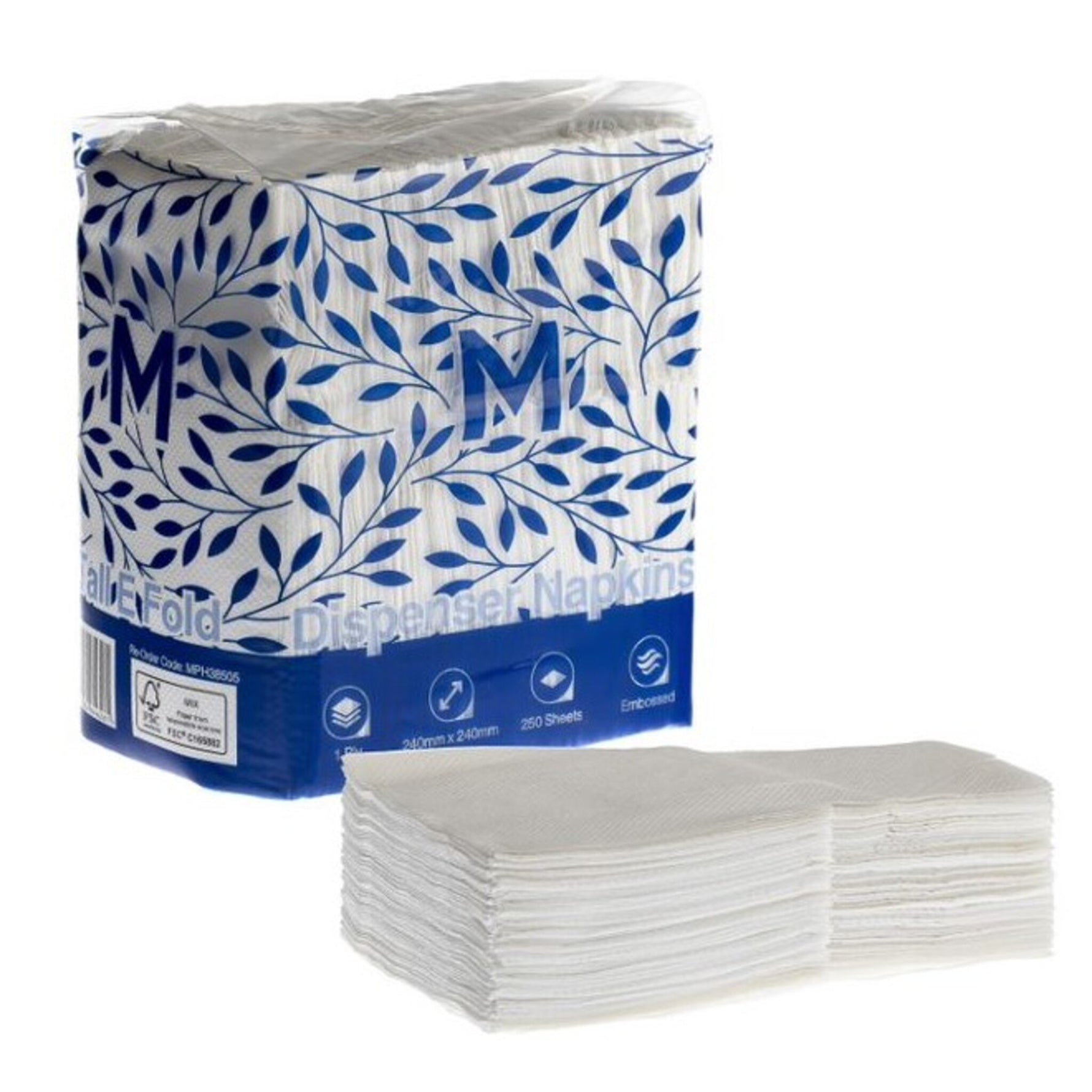 Compact Dispenser Napkins Tall E Fold