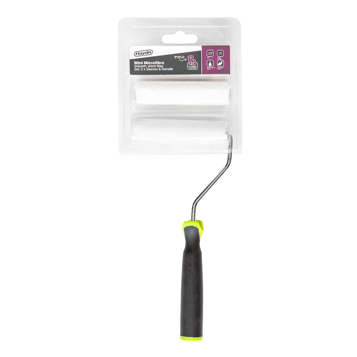 110mm Mini Micro Fibre 6mm Roller Set