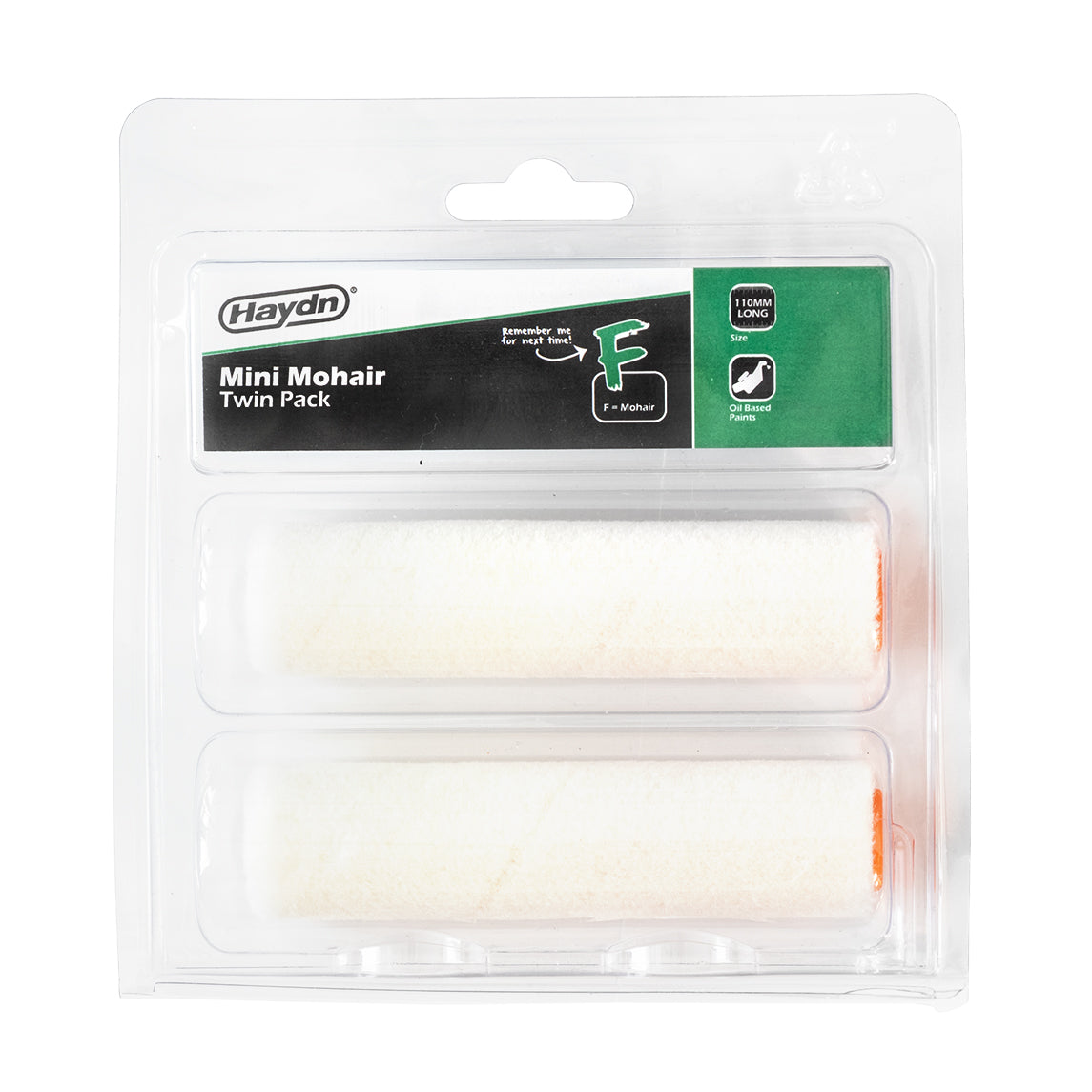 160mm Mohair Roller Sleeve 10 Pack