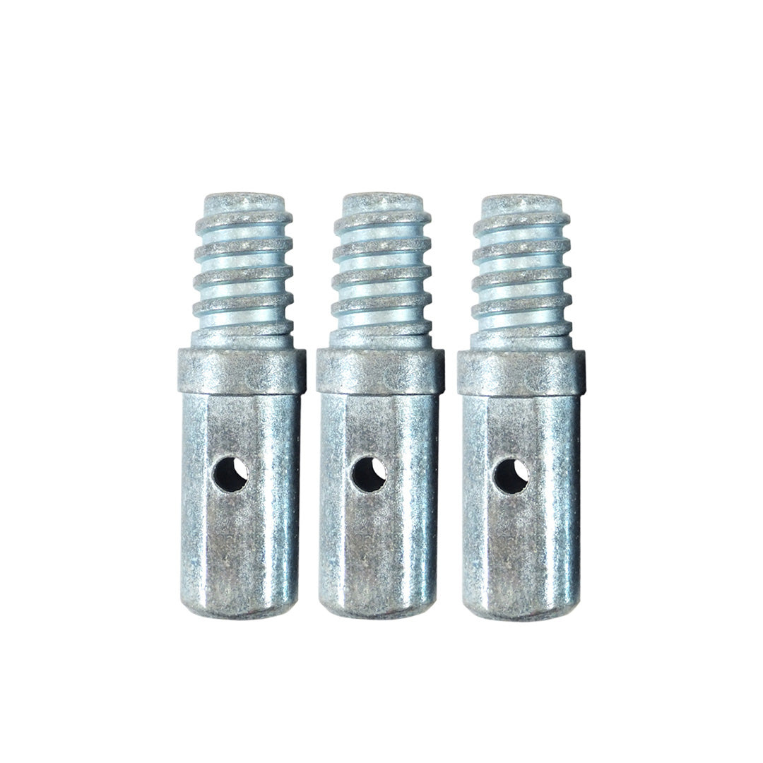 Zinc Alloy Thread Tip 3pk For Poles