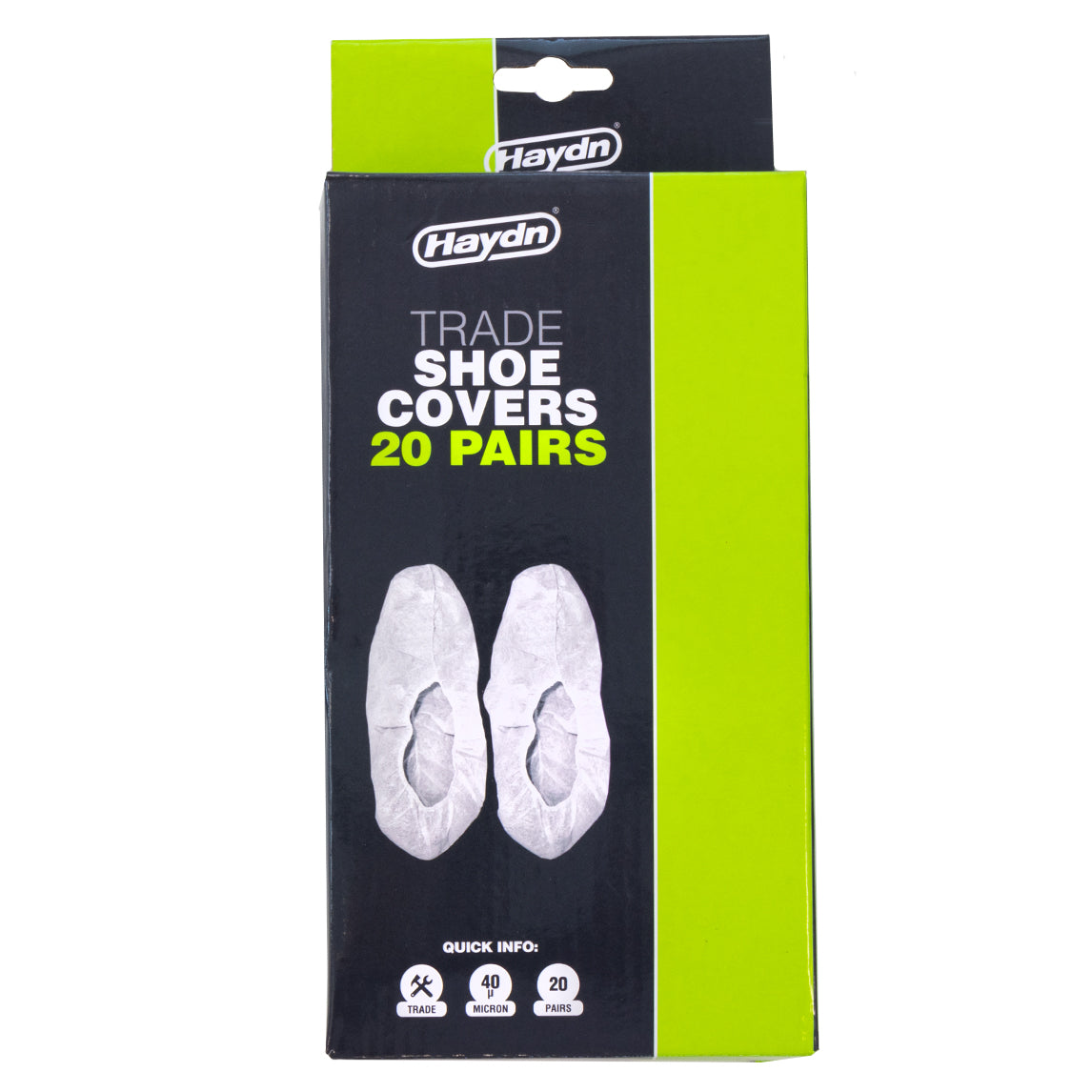 Shoe Covers - White 20 Pairs