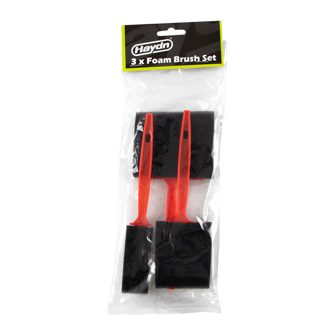 Foam Brush Set - 3pc