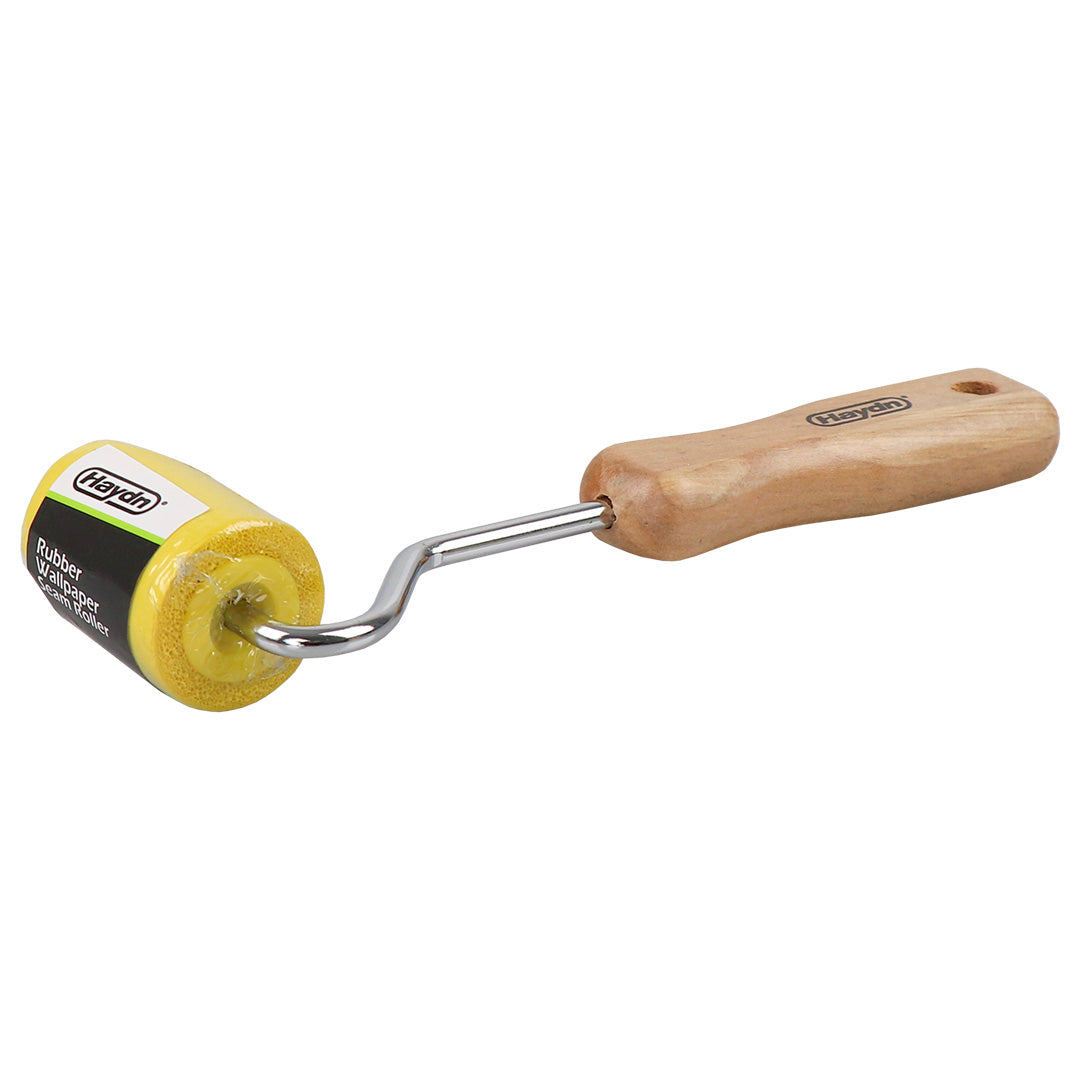 Rubber Seam Roller + Wooden Handle