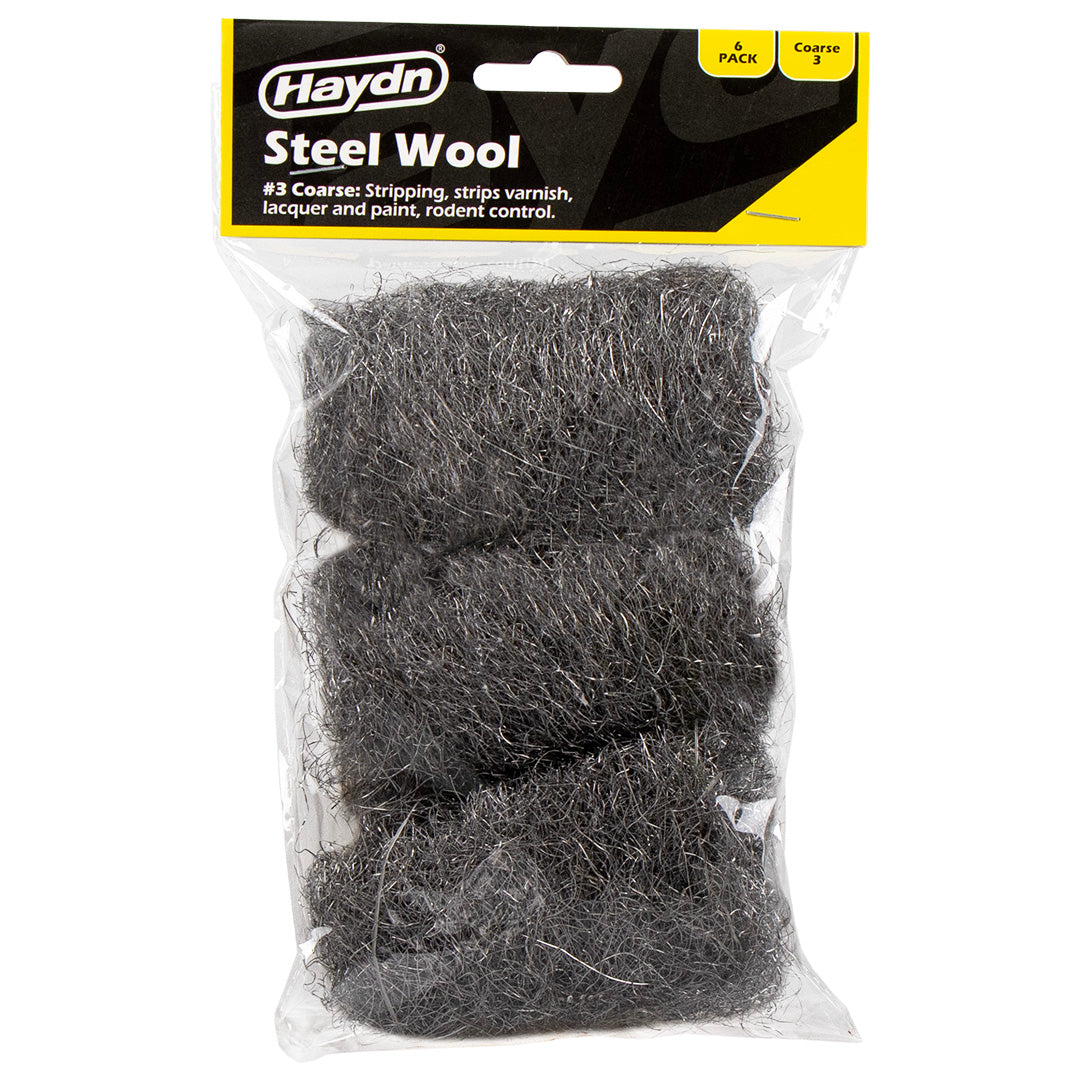 Steel Wool Coarse - 6 pack
