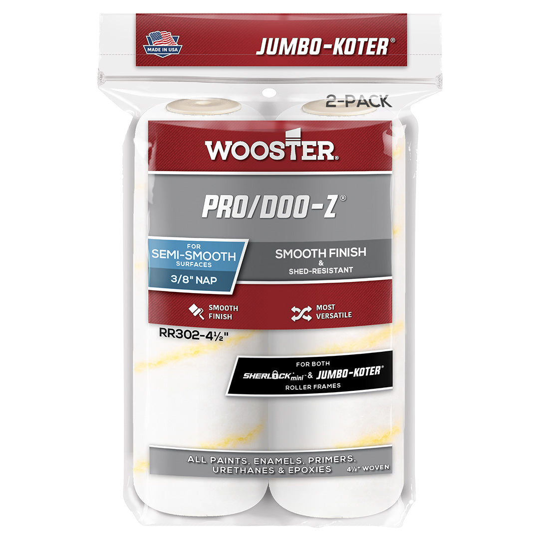 Wooster J/ Koter P/Doo-Z 6 1/2 x 3/8 (165 x 10mm) 2pk