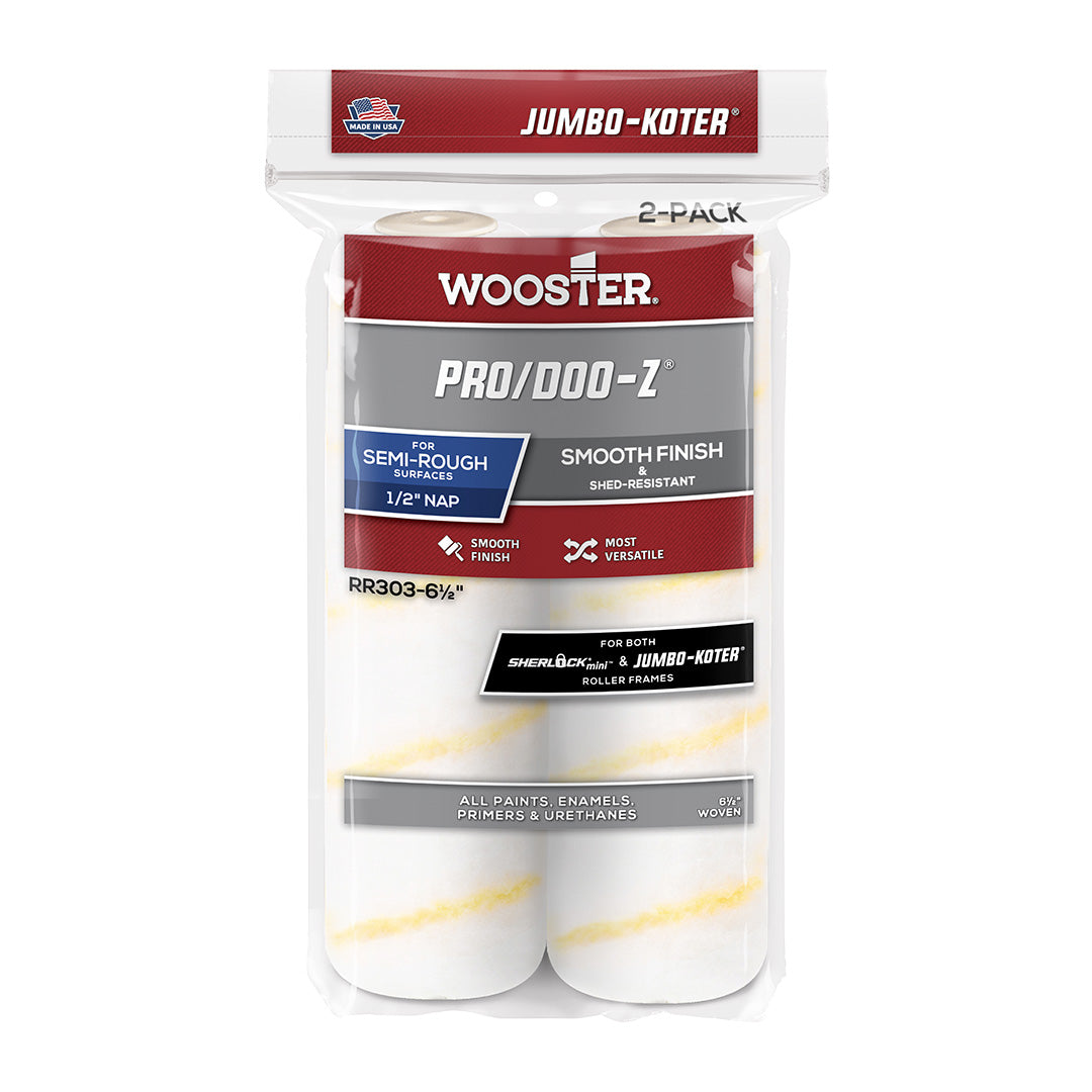 Wooster J/Koter P/Doo-Z 4 1/2 x 1/2 (115 x 12.7mm) 2pk