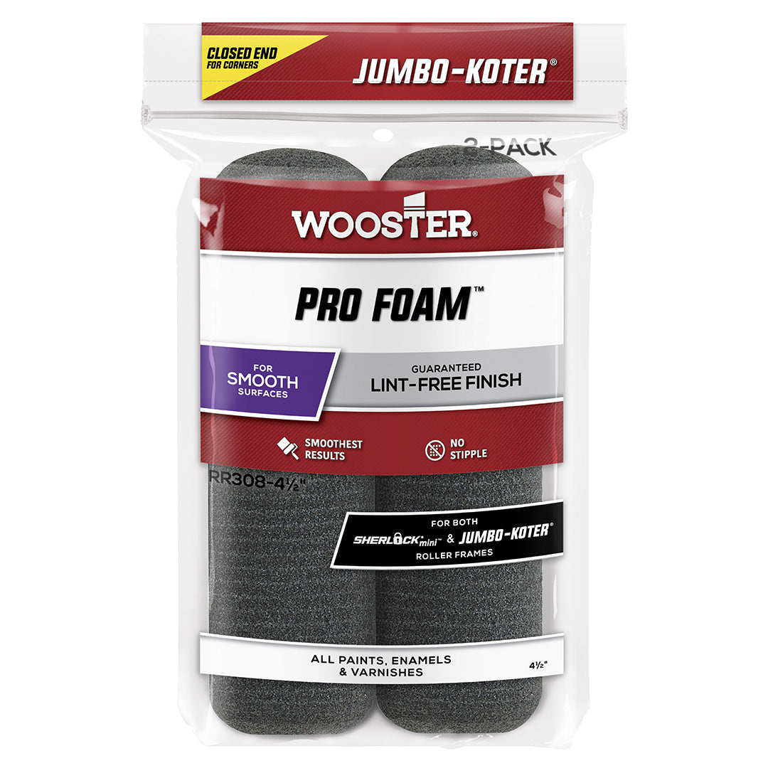 Wooster J/Koter Pro Foam 6 1/2 (165mm) 2pk