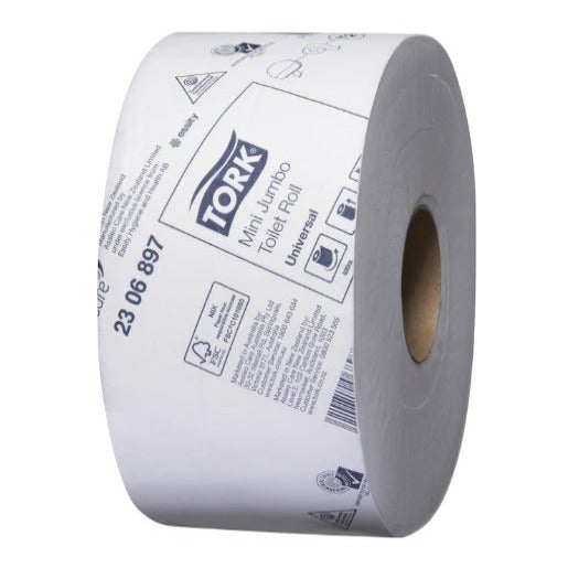 Tork Mini Jumbo Toilet Roll 12PK - CornerBox