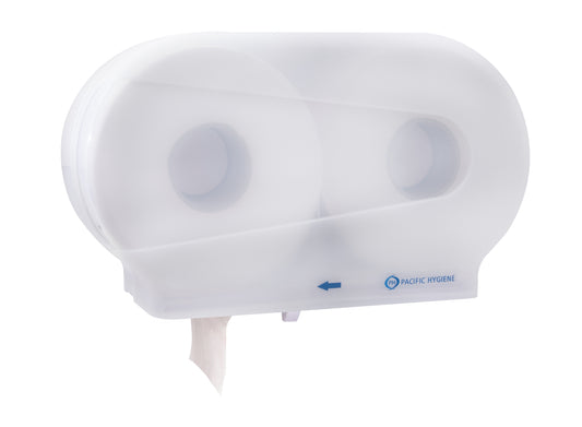 Double Jumbo Toilet Roll Dispenser - CornerBox