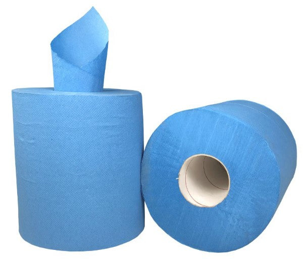 Centre Feed Paper Towel 2 Ply- Blue - CornerBox