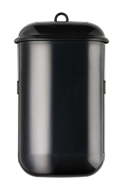 Pod Petite Sanitary bin Manual Unit inc 1xRefill - Black - CornerBox