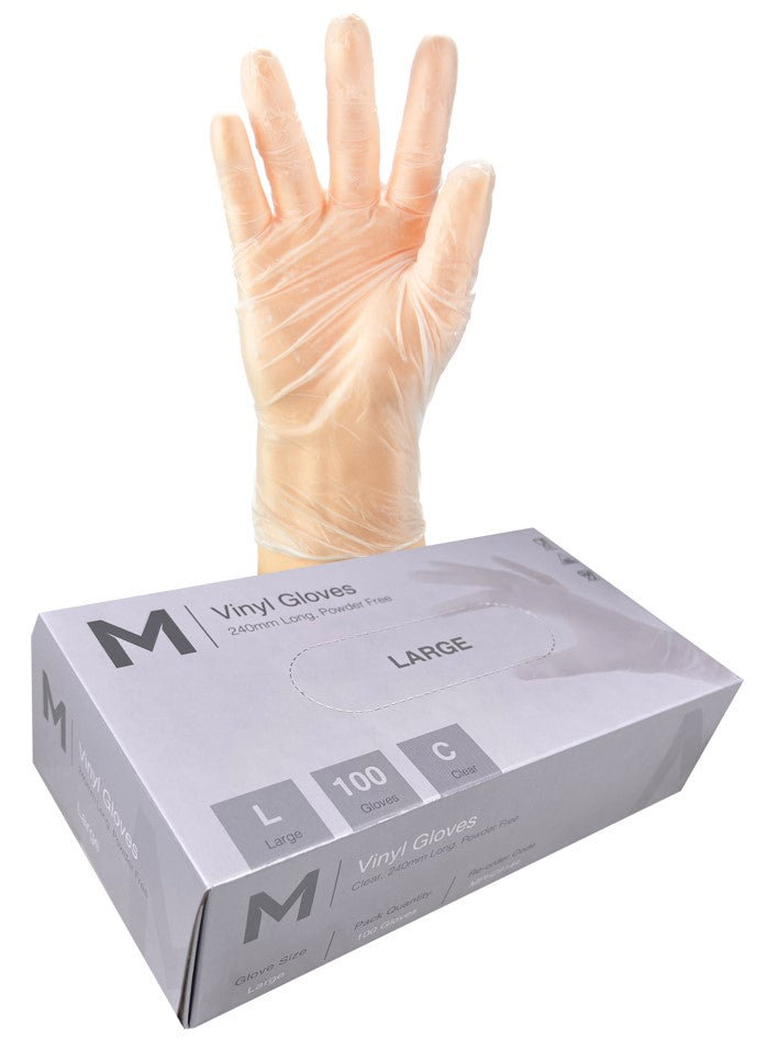 Vinyl Gloves Powder Free Clear - CornerBox