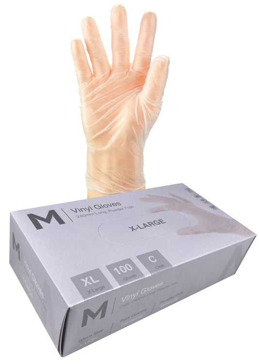 Vinyl Gloves Powder Free Clear - CornerBox